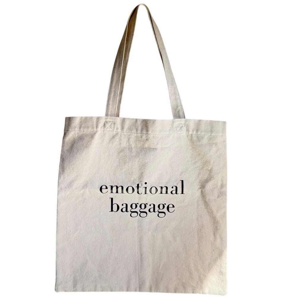 Emotional Baggage Canvas Tote Bag Reusable Eco Shopper